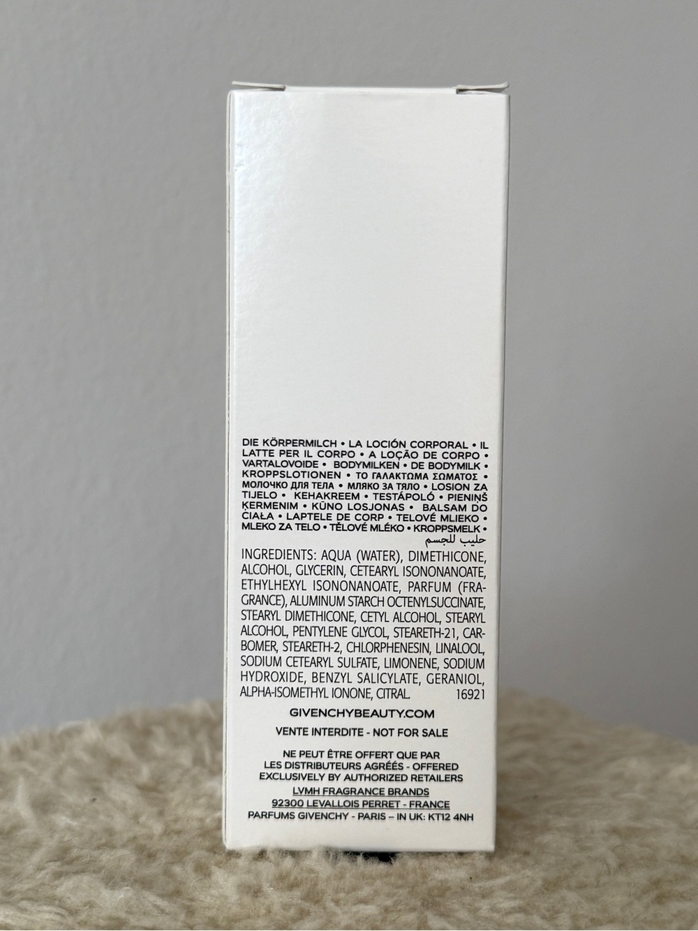 GIVENCHY L’Interdig The Body Milk Lotion 50 mL 1.7 oz NWT - Picture 3 of 4